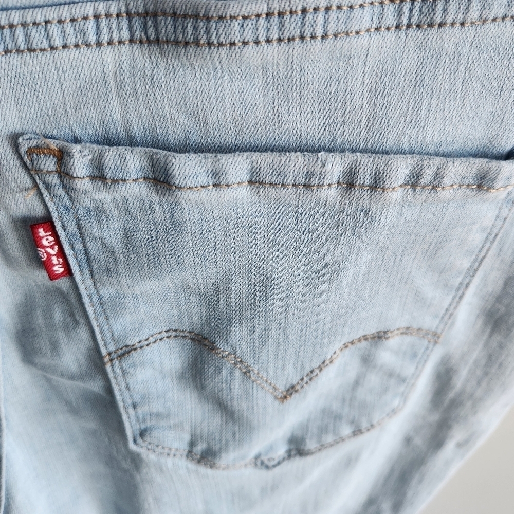 Levi's High Rise Straight Jeans Denim Pants 724 Size 14w - Picture 8 of 15